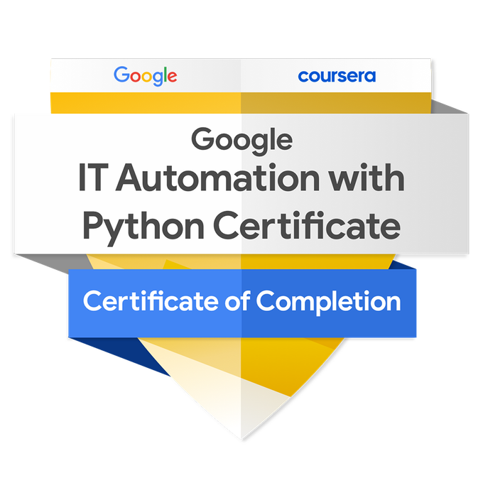 Google IT Automation with Python